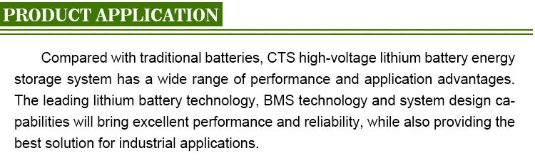 Deep Cycle 48V 100ah 200ah Lithium Ion Battery, Cts 48V 100ah Li-ion LiFePO4 Battery, 48V 5kwh 10kwh Lithium Battery for Ess/UPS