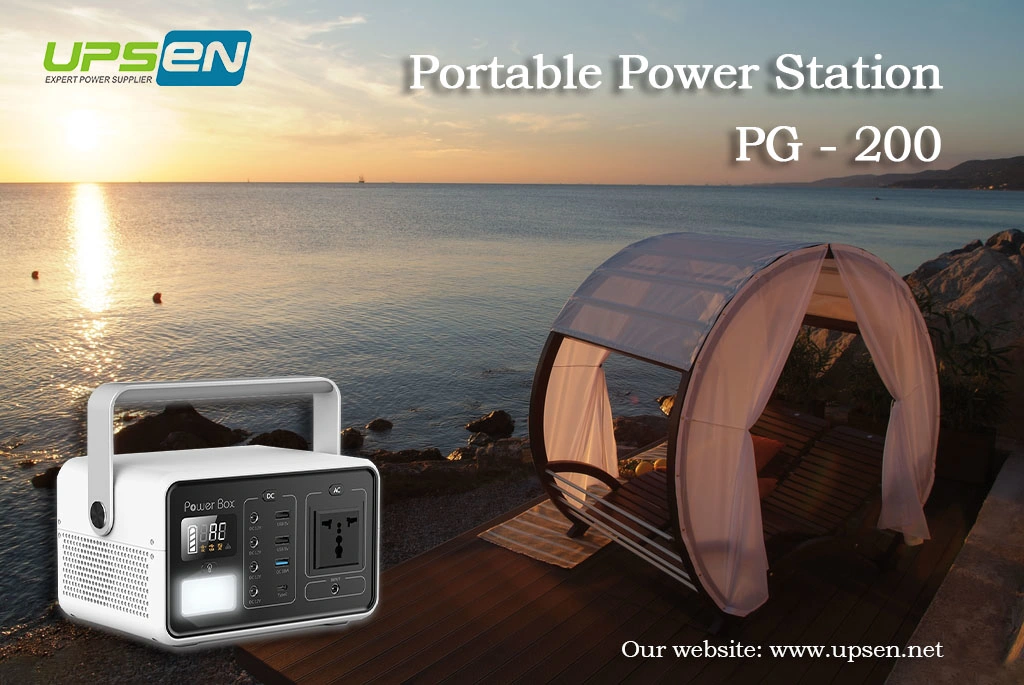 222wh Portable Power Station Modified Sine Wave Inverter Energy Storage System All in One Ess